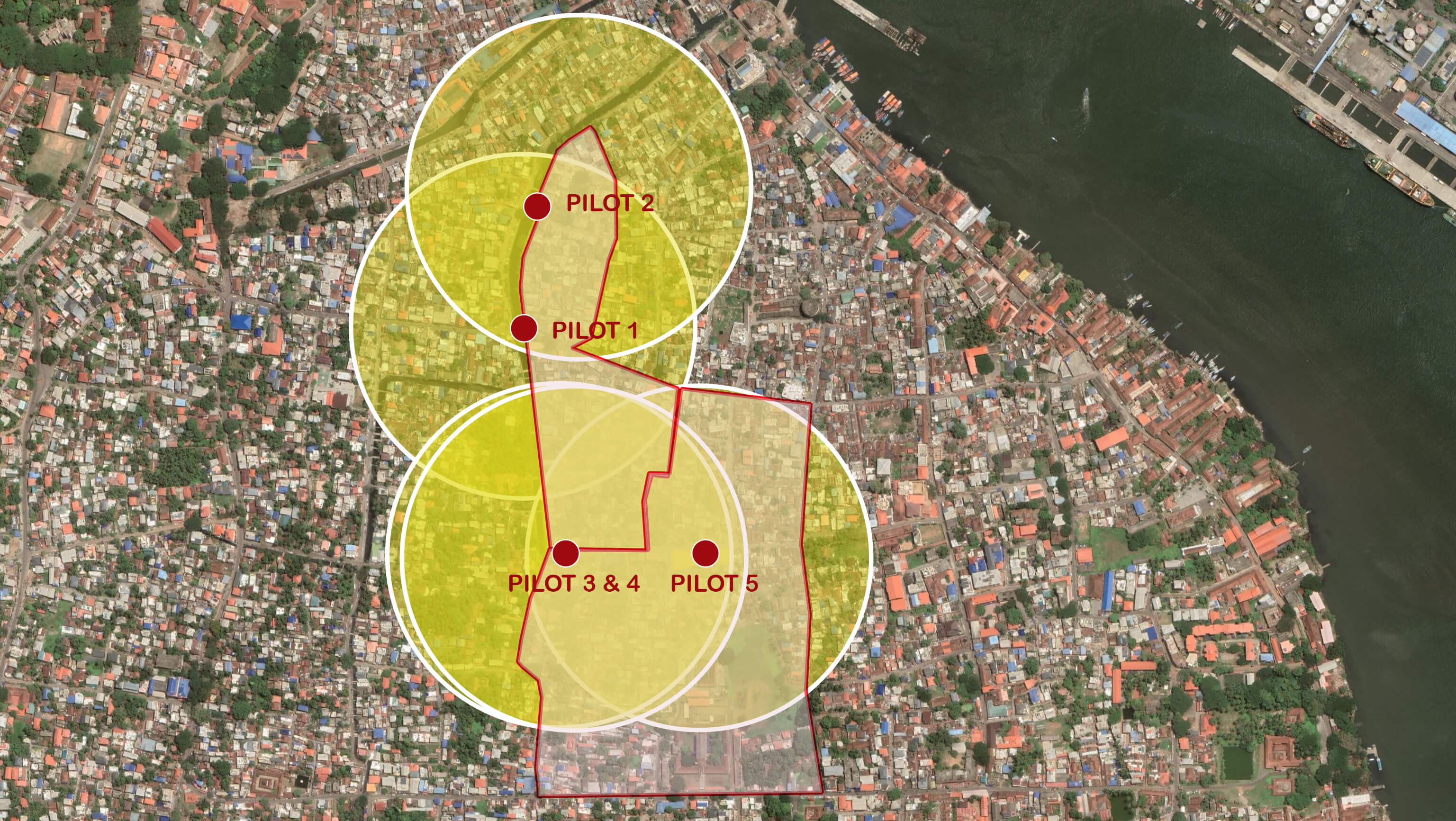 Pilot Project Locations & Priority Zone